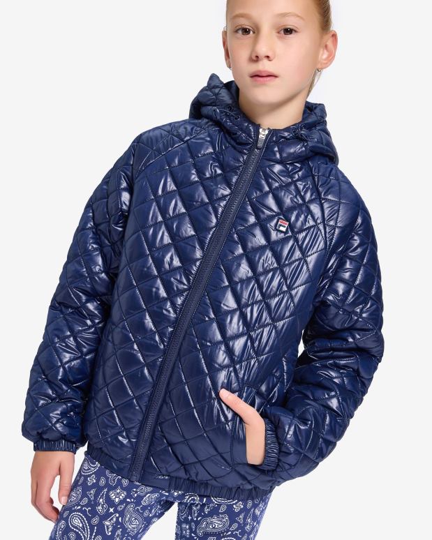 FILA barn ny marine jentes natasha puffa fila HHL843156 ny marine