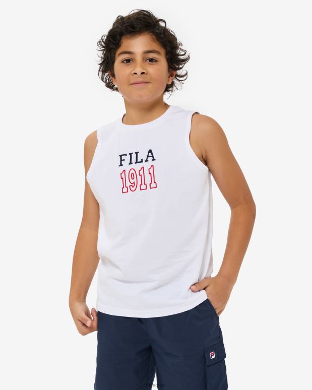 FILA barn hvit fila zoki tank HHL843111 hvit