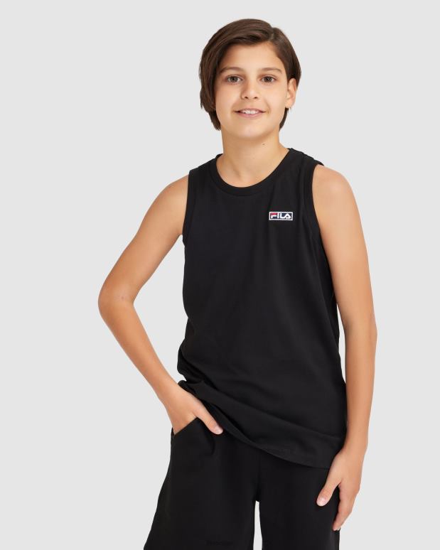 FILA barn svart fila barneparkertank HHL843075 svart