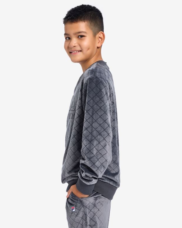 FILA barn kid\'s sloane crew svart østers fila HHL843149 svart østers