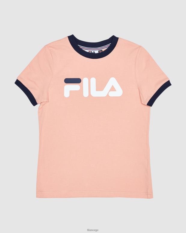 FILA barn fila classic girl's ringer tee myk rose HHL843127 myk rose