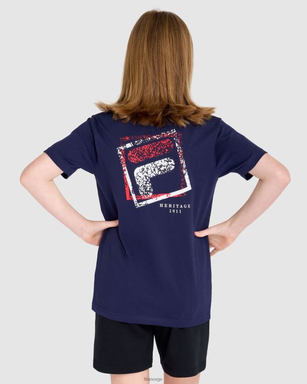FILA barn fila new navy ripley t-skjorte for barn HHL843046 ny marine