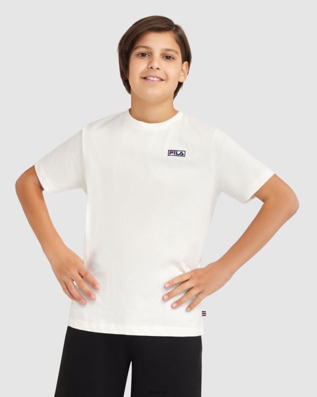 FILA barn fila parker t-skjorte for barn hvit HHL843085 hvit