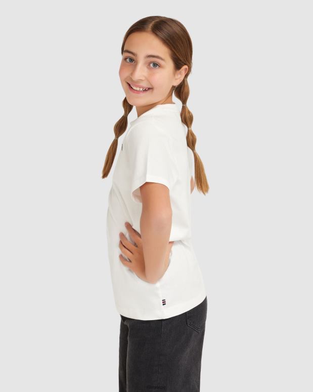 FILA barn fila parker t-skjorte for barn hvit HHL843085 hvit