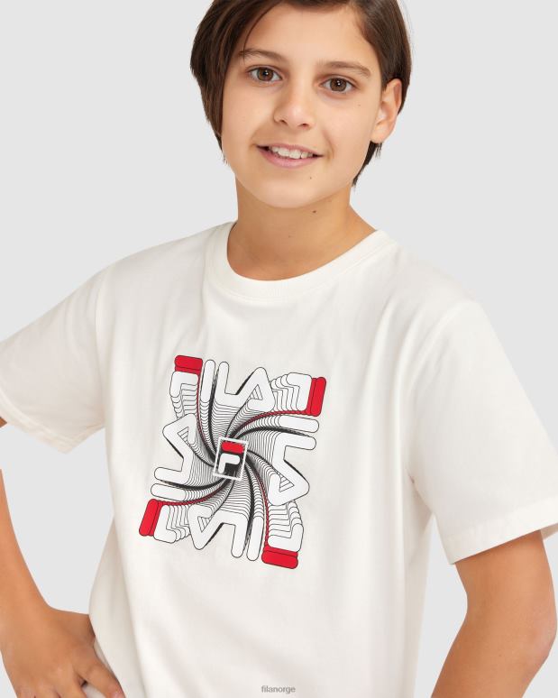FILA barn hvit gutt ryan tee fila HHL843078 hvit