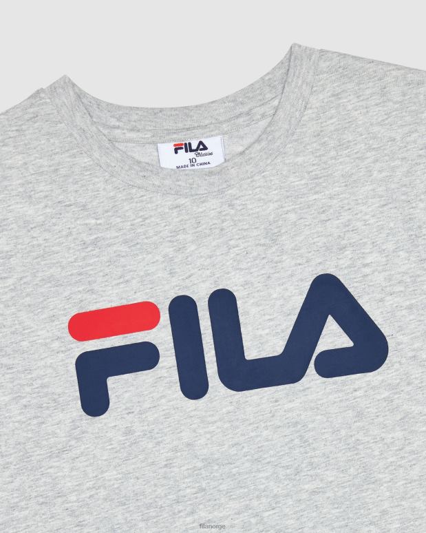 FILA barn klassisk barneskjorte sølv marle fila HHL843113 sølv marle