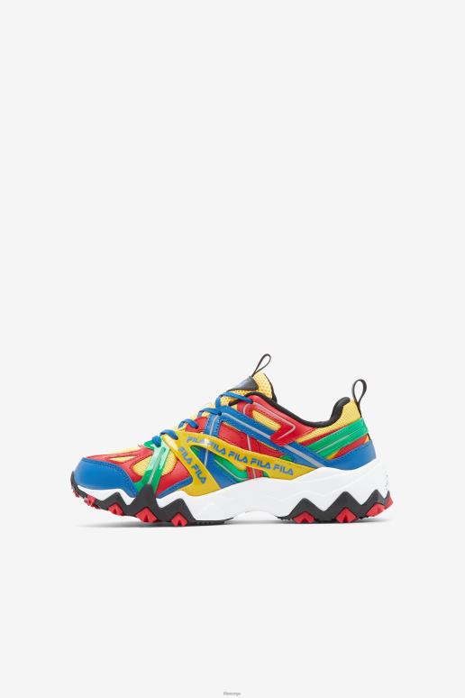 FILA barn fila little kids\' electromont sitron/rød/imperial blue HHL842203 sitron/rød/keiserblå