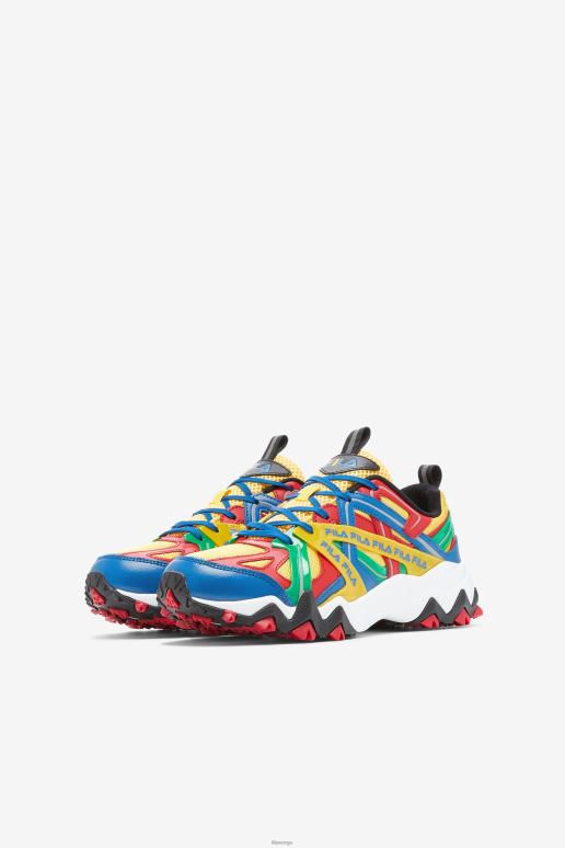 FILA barn fila little kids\' electromont sitron/rød/imperial blue HHL842203 sitron/rød/keiserblå