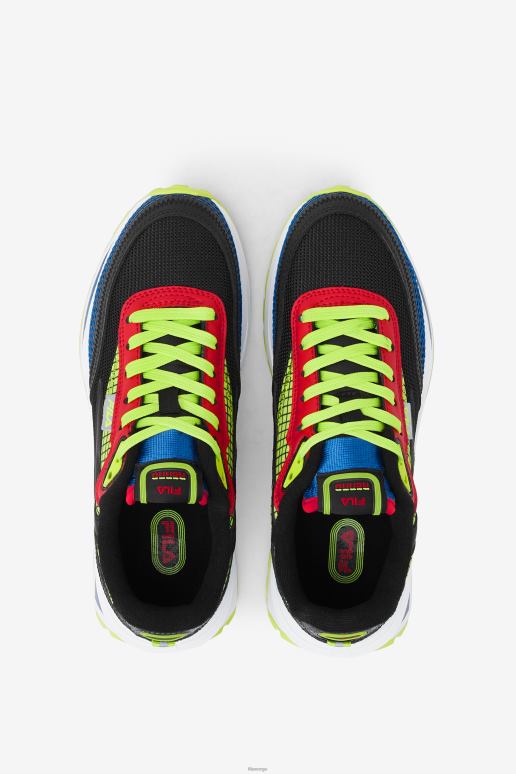 FILA barn små barns renno fila svart/blå/rød HHL842282 svart/blått/rødt