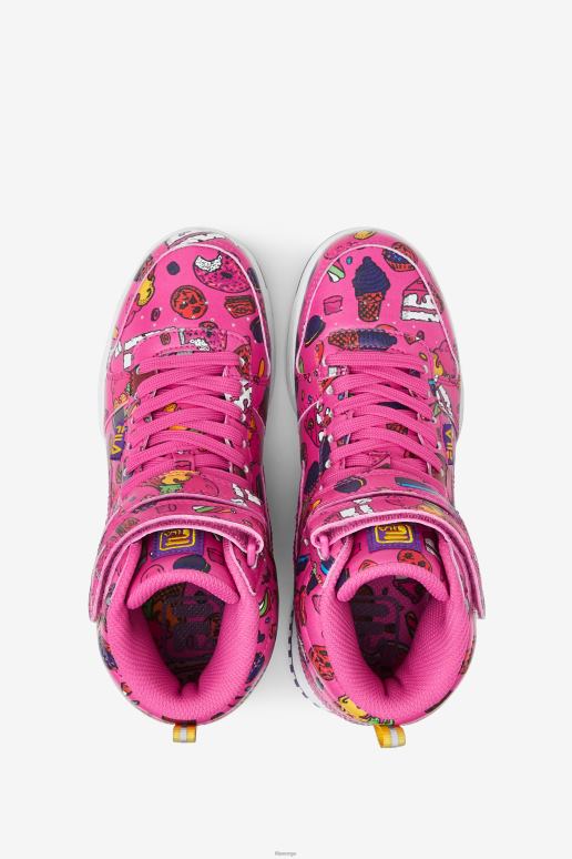 FILA barn sukker plomme/lilla/sitronfila små barns f-14 HHL842205 sukker plomme/lilla/sitron