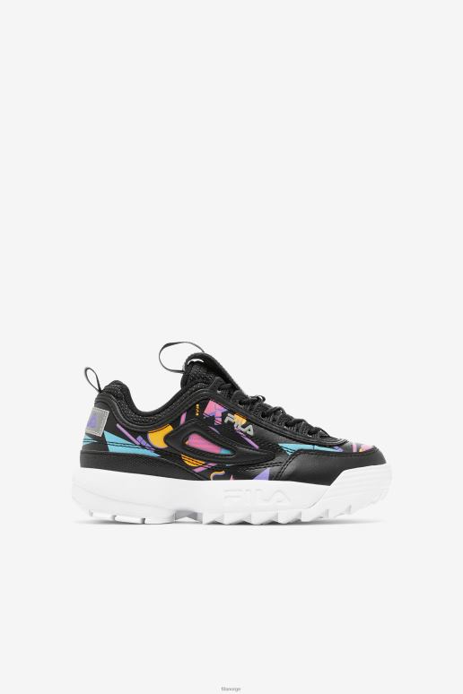 FILA barn svart/bubblegum/hvit fila little kids' disruptor 2 premium HHL842199 svart/bubblegum/hvit