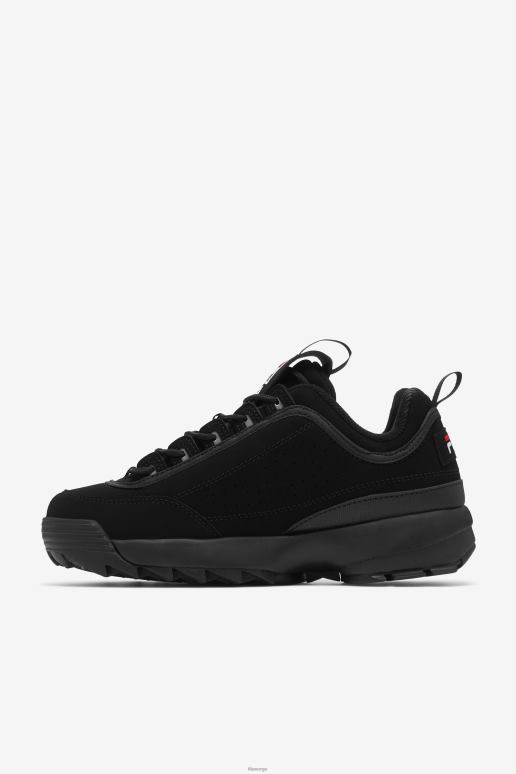 FILA barn barnas disruptor 2 svart/hvit/rød fila HHL842051 svart/hvit/rød