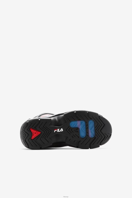 FILA barn big kids\' grant hill 2 25-års jubileumsutgave svart/hvit/rød fila HHL842099 svart/hvit/rød