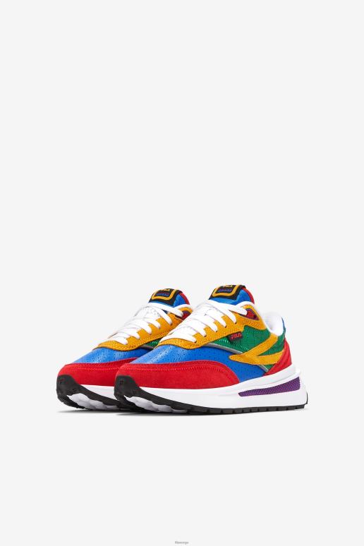 FILA barn blå/rød/amazon renno premium fila for store barn HHL842172 blå/rød/amazon