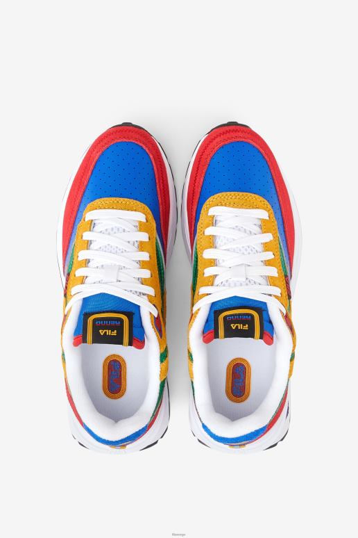 FILA barn blå/rød/amazon renno premium fila for store barn HHL842172 blå/rød/amazon