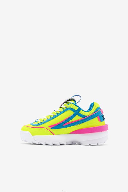 FILA barn fila big kids\' disruptor 2 exp gul/atomblå/rosa HHL842053 gul/atomblå/rosa