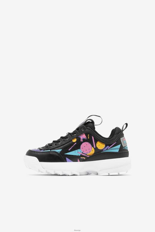 FILA barn fila big kids\' disruptor 2 premium sort/bubblegum/hvit HHL842065 svart/bubblegum/hvit
