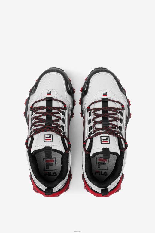 FILA barn fila big kids\' oakmont tr metallic sølv/svart/rød HHL842143 metallisk sølv/svart/rød