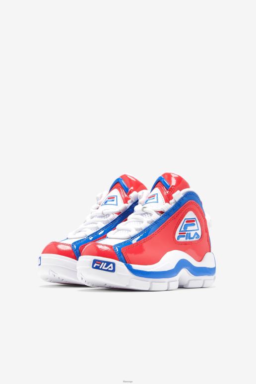 FILA barn fila hvit/rød/blå stor barnegrant hill 2 HHL842092 hvit/rød/blå