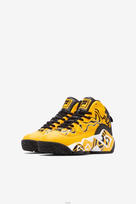 FILA barn gull/svart/hvit fila big kids\' mb HHL842109 gull/svart/hvitt