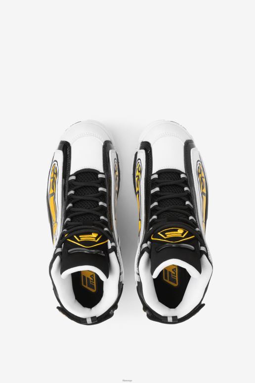 FILA barn hvit/svart/sitron big kids\' grant hill 2 racing fila HHL842106 hvit/svart/sitron