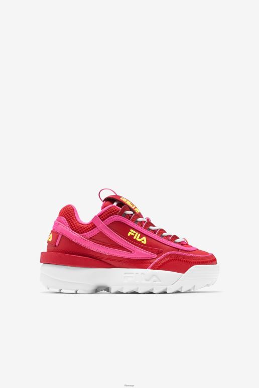 FILA barn rød/rosa/gul fila big kids' disruptor 2 exp HHL842055 rød/rosa/gul
