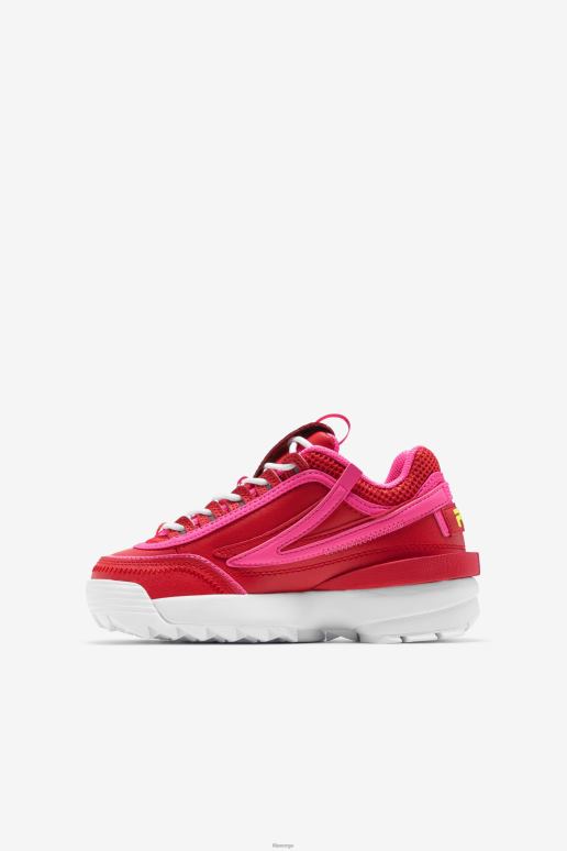 FILA barn rød/rosa/gul fila big kids\' disruptor 2 exp HHL842055 rød/rosa/gul