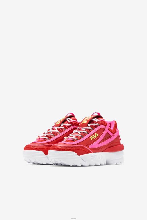 FILA barn rød/rosa/gul fila big kids\' disruptor 2 exp HHL842055 rød/rosa/gul