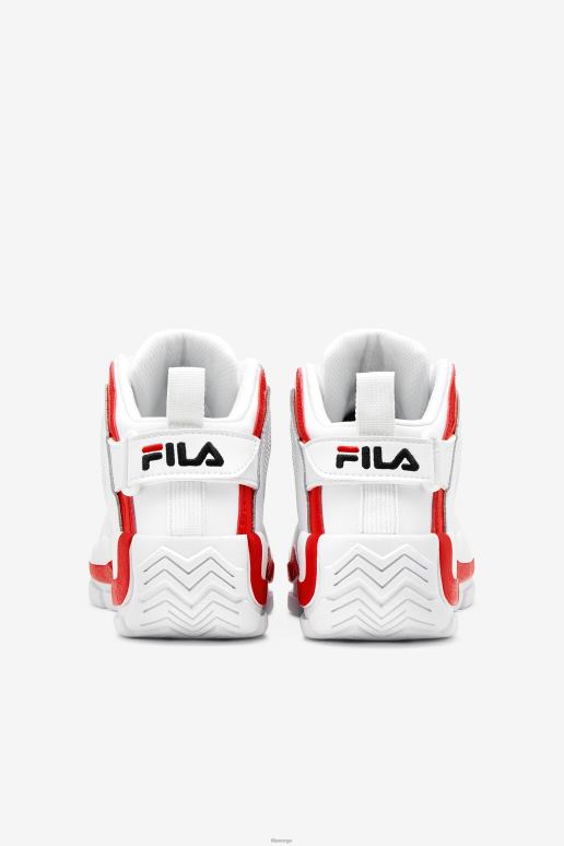 FILA barn stor barnegrant hill 2 hvit/rød/svart fila HHL842093 hvit/rød/svart