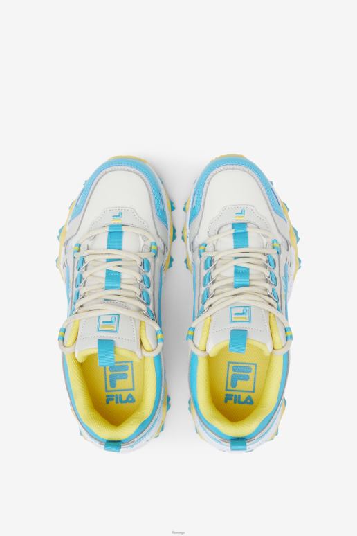 FILA barn store barn eikemontert tr hvit/blå/gullfink fila HHL842147 hvit/blå/gullfink