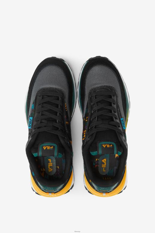 FILA barn store barns renno fila black/june bug/saffron HHL842168 svart/june insekt/safran