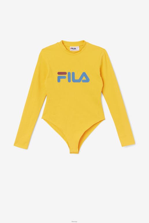 FILA kvinner chaya body gul/vallarta blå/rabarbra fila HHL841745 gul/vallartablå/rabarbra