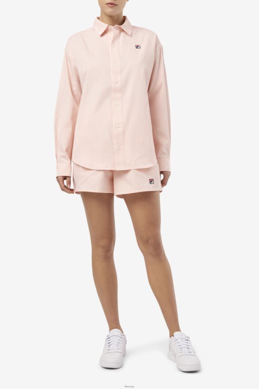 FILA kvinner ariella kort fila korall mandel/hvit HHL841694 korall mandel/hvit