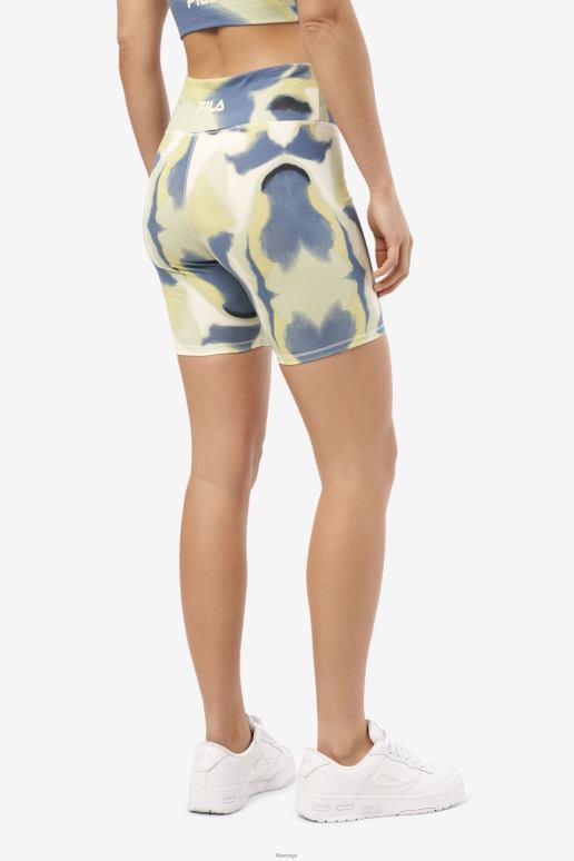 FILA kvinner dawn bike kort penselstrøk print fila HHL841565 penselstrøkstrykk