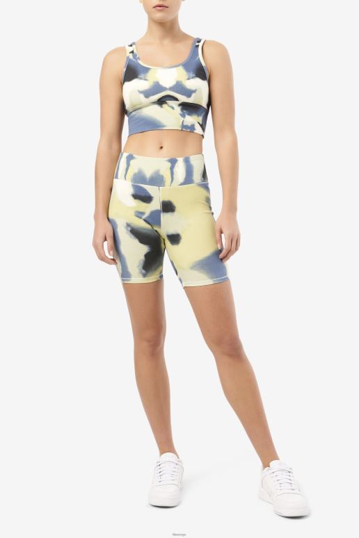 FILA kvinner dawn bike kort penselstrøk print fila HHL841565 penselstrøkstrykk