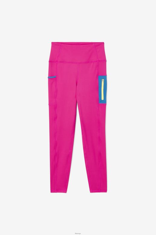 FILA kvinner festival fuchsia fila finely performance legging HHL841707 festival fuchsia
