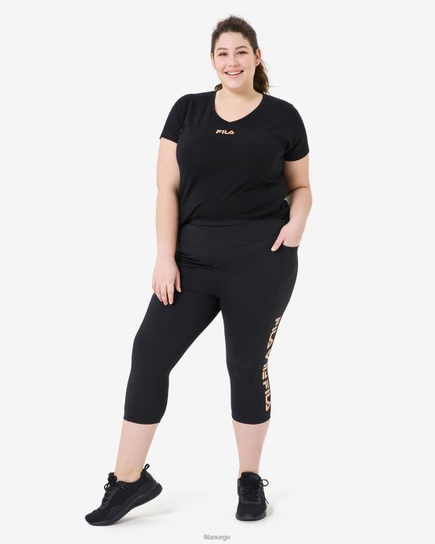FILA kvinner fila arianna 3/4 tight sort HHL842917 svart