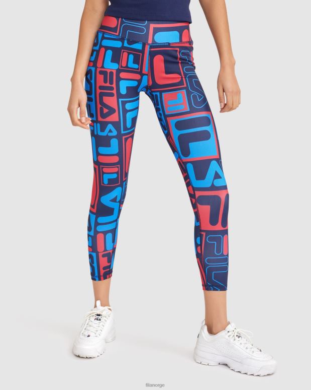 FILA kvinner fila dame anja tights ny marine HHL842827 ny marine
