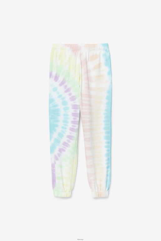 FILA kvinner fila double cream tie dye raleigh tie dye jogger HHL841654 dobbel kremfarge