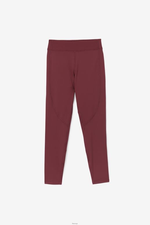 FILA kvinner fila emerie legging tawny port HHL841729 tawny port