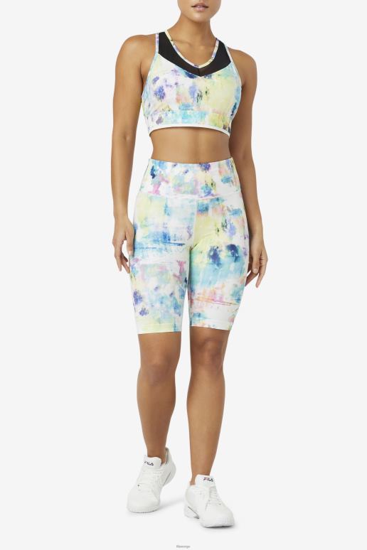 FILA kvinner fila forza 8inch tie dye sykkel kort tie dye HHL841945 bindefarge