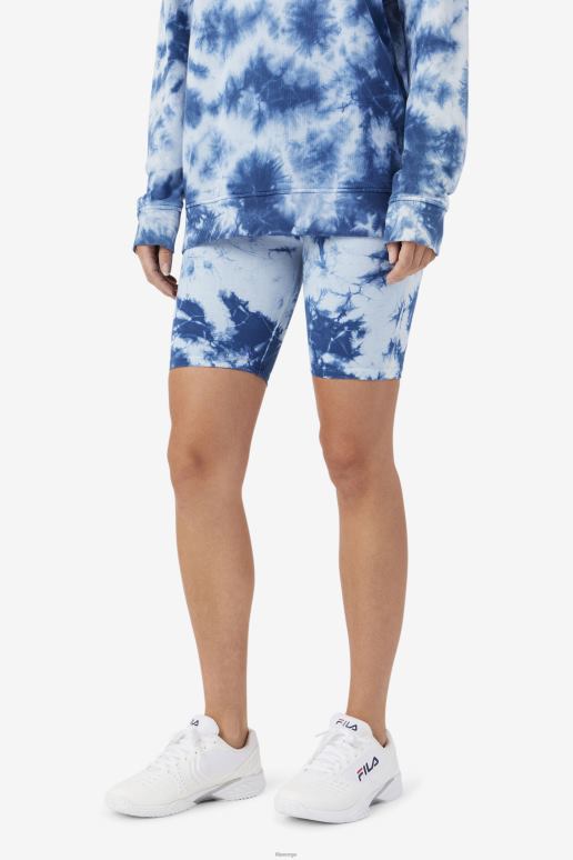 FILA kvinner fila kamari sykkel kort majolica blå/stein HHL841567 majolica blå/stein