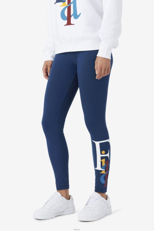 FILA kvinner fila ocean/hvit luelle tight HHL841708 hav/hvit