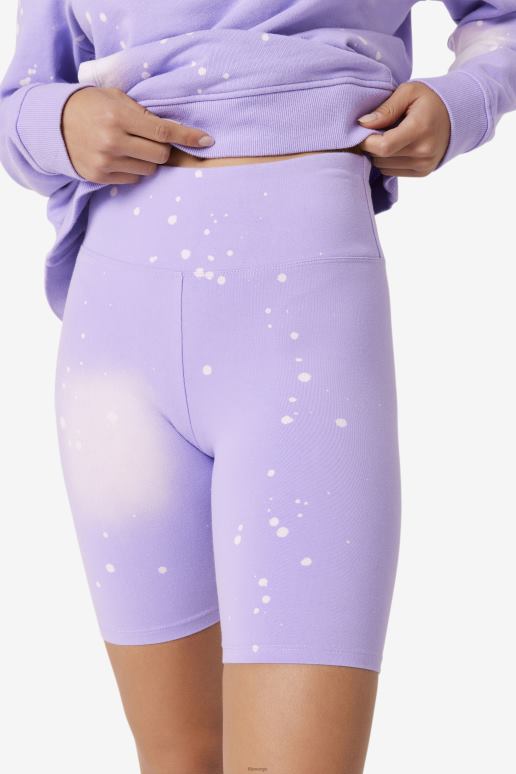 FILA kvinner fila taima tie dye sykkel kort viola tie dye HHL841681 bratsj slipsfarge