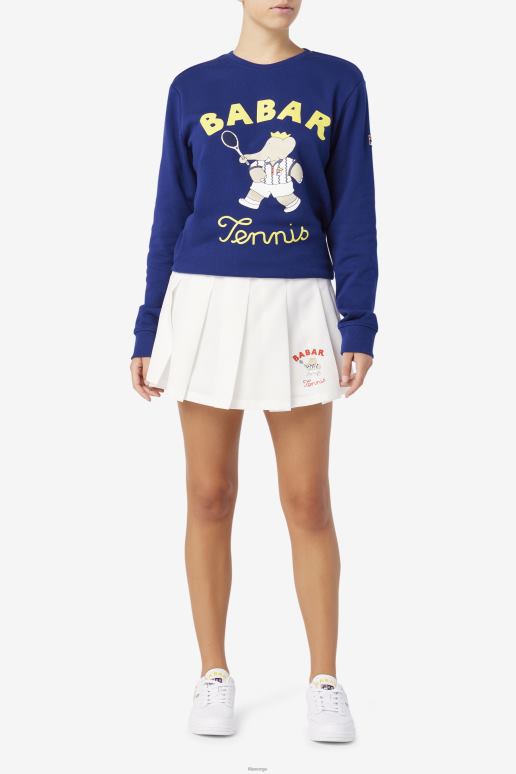 FILA kvinner fila x rb babar lovell skjørt hvit fila HHL841751 hvit