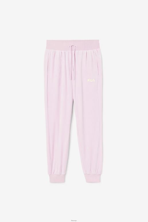 FILA kvinner fila zura velour jogger orkidé HHL841585 orkide