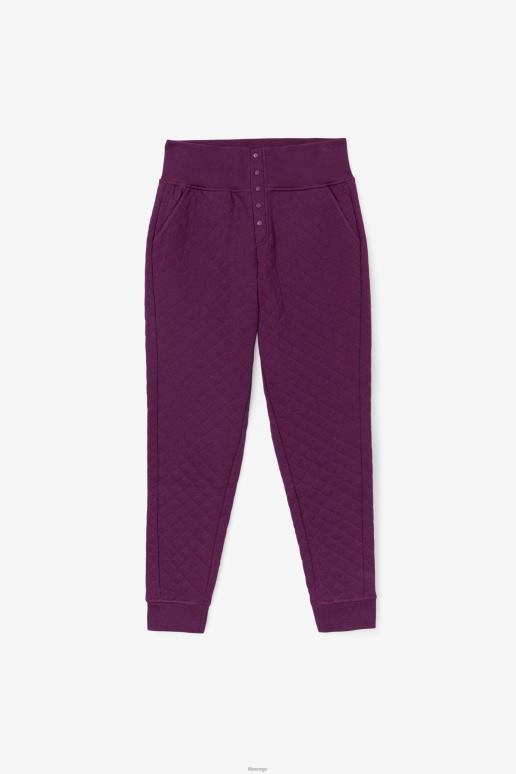 FILA kvinner finley høy stige vattert jogger syltet bete/krokus kronblad fila HHL841649 syltet bete/krokusblad