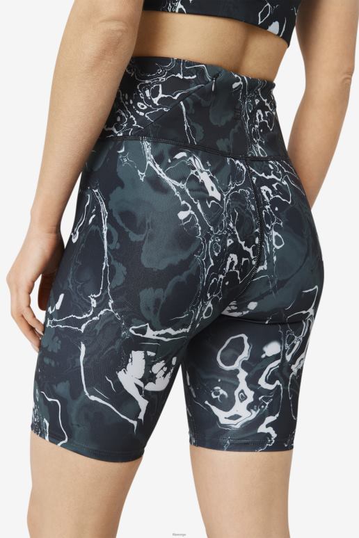 FILA kvinner forza 8 tommer sykkel kort svart marmor fila HHL841937 svart marmor