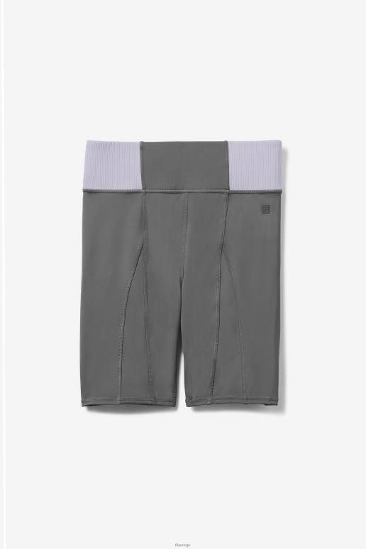 FILA kvinner forza 8 tommer tekstur sykkel kort fila gargoyle/lavendel blå HHL841958 gargoyle/lavendelblå