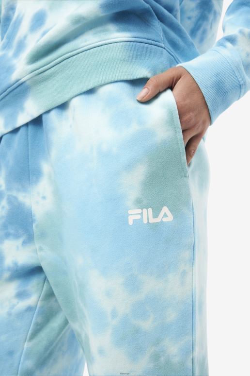FILA kvinner hvit/splish/all/latigo bay raleigh tie dye jogger fila HHL841656 hvit/splitt/all/latigo bay